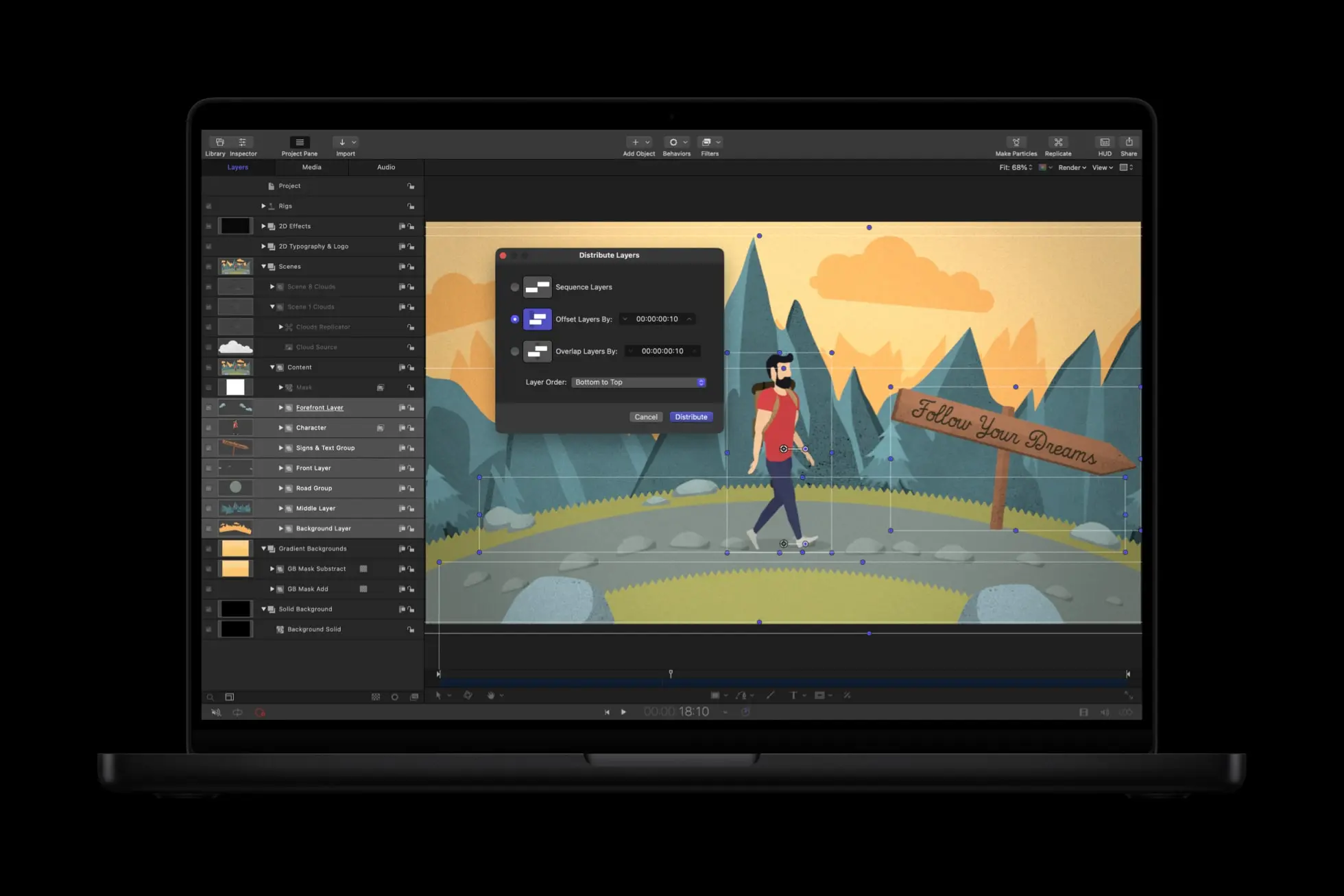 Apple Creator Studio évolue avec de nouvelles fonctions IA et une meilleure intégration de Pixelmator Pro 58 Apple Creator Studio Motion Distribute