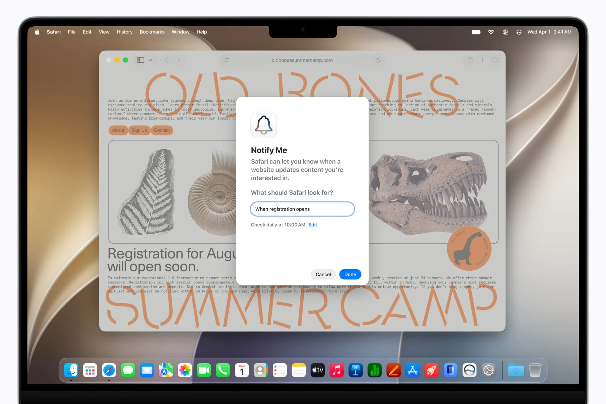 WWDC 2026 : Siri AI, Gemini et Apple Intelligence transforment l’écosystème Apple 62 Apple Intelligence Safari Notify Me setup