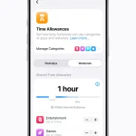 iOS 27 : Apple renforce le contrôle parental avec une refonte majeure de Temps d'écran 45 Apple child account Time Allowances 260608 inline.jpg.large 2x