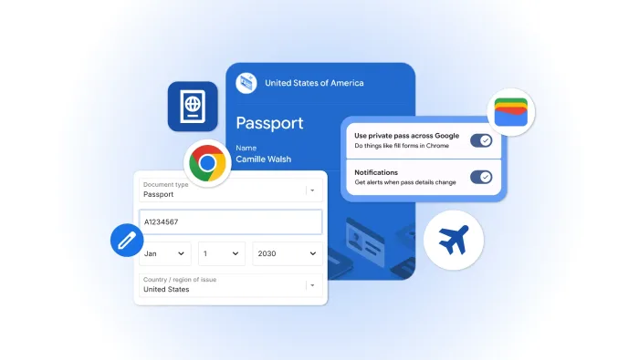 Chrome sur Android et iPhone remplit désormais passeports et permis automatiquement
