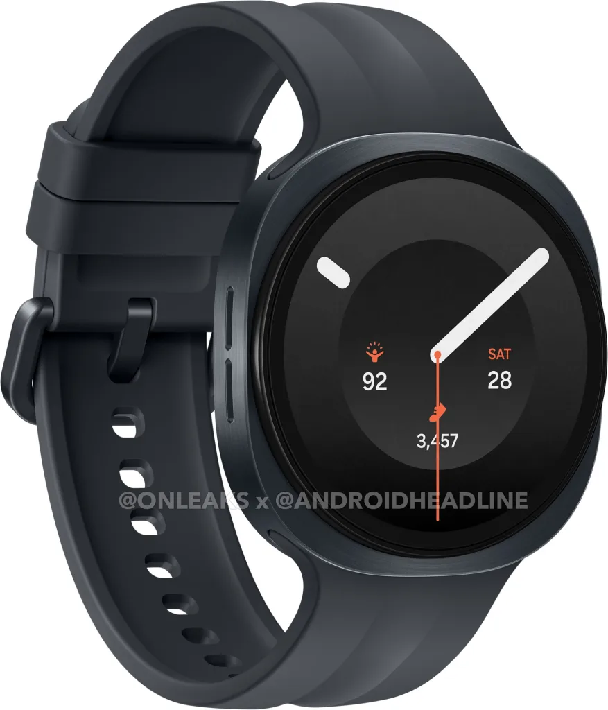 Galaxy Watch 9 : design confirmé et puce Snapdragon Wear Elite avant le lancement 57 Galaxy Watch 9 Graphite 1