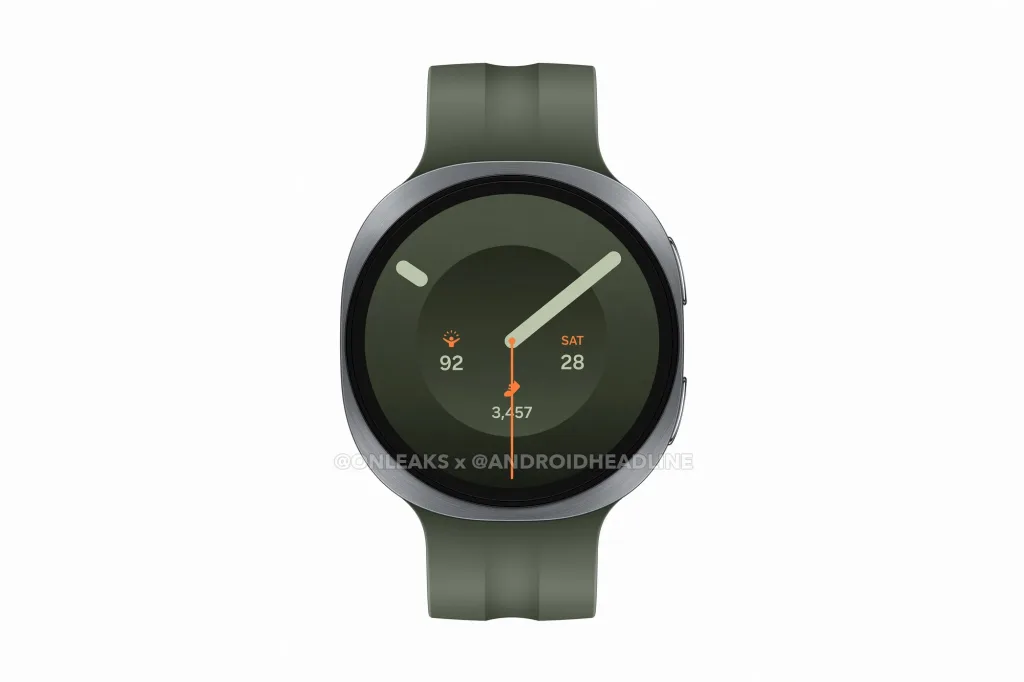 Galaxy Watch 9 : design confirmé et puce Snapdragon Wear Elite avant le lancement 52 Galaxy Watch 9 Green 3