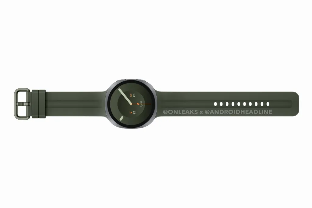Galaxy Watch 9 : design confirmé et puce Snapdragon Wear Elite avant le lancement 53 Galaxy Watch 9 Green 6