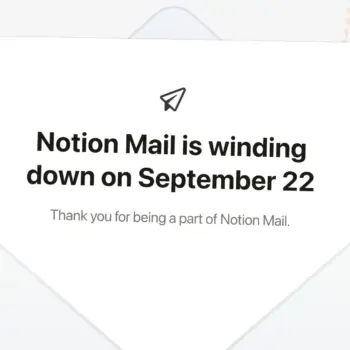 Notion abandonne Notion Mail : l’IA est en train de remplacer la boîte de réception