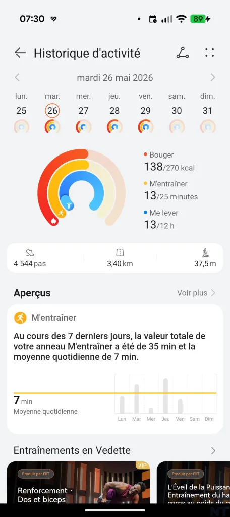 Test de la HUAWEI Watch Fit 5 Pro : l'Apple Watch de ceux qui ne veulent pas d'Apple Watch 29 HUAWEI Health Watch Fit 5 Pro 1