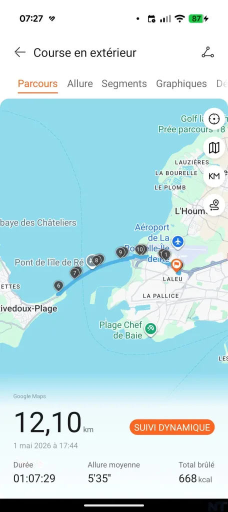 Test de la HUAWEI Watch Fit 5 Pro : l'Apple Watch de ceux qui ne veulent pas d'Apple Watch 19 HUAWEI Health Watch Fit 5 Pro 11