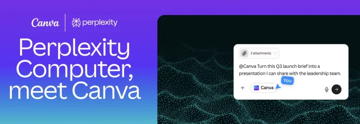 Canva s’associe à Perplexity : l’IA passe de la recherche à la création en un clic
