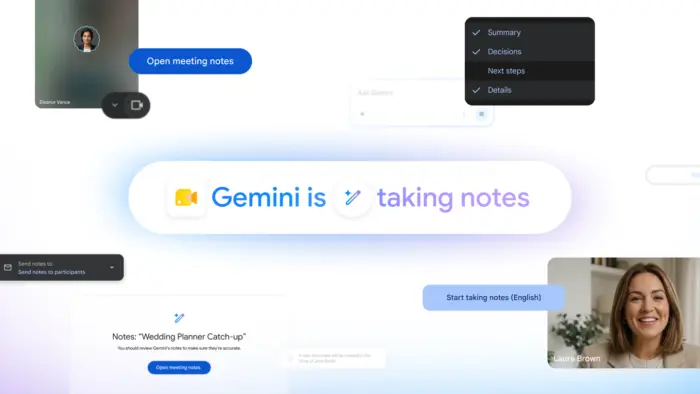 Google Meet : Gemini génère automatiquement les comptes rendus de réunion