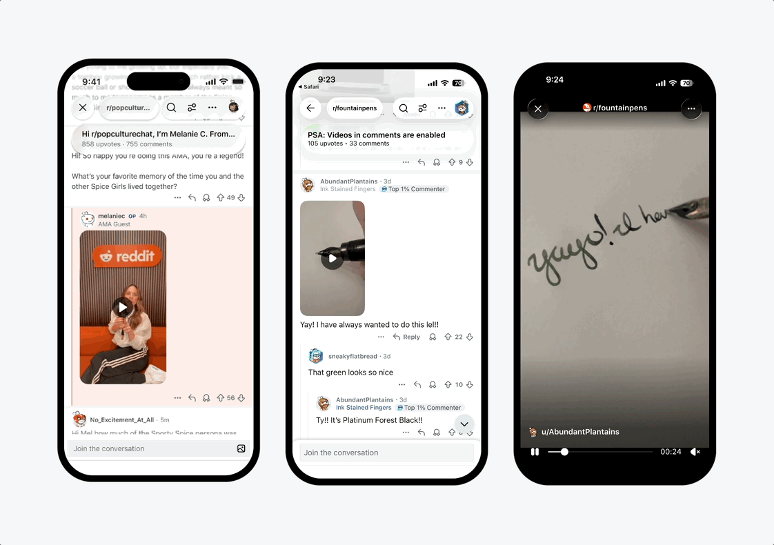Reddit lance les commentaires vidéo : une nouvelle façon de répondre dans les discussions 56