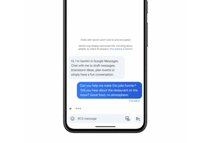 Google Messages prépare des réponses générées par IA plus intelligentes grâce à Gemini