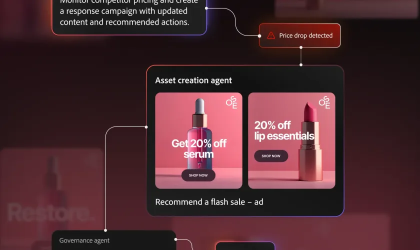 Adobe CX Enterprise Coworker : l’IA agentique qui automatise les campagnes marketing 69 Adobe CX Enterprise Coworker : l’IA agentique qui automatise les campagnes marketing