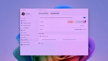 Windows 11 teste « Screen Tint » : une nouvelle fonction d’accessibilité pensée pour réduire la fatigue visuelle