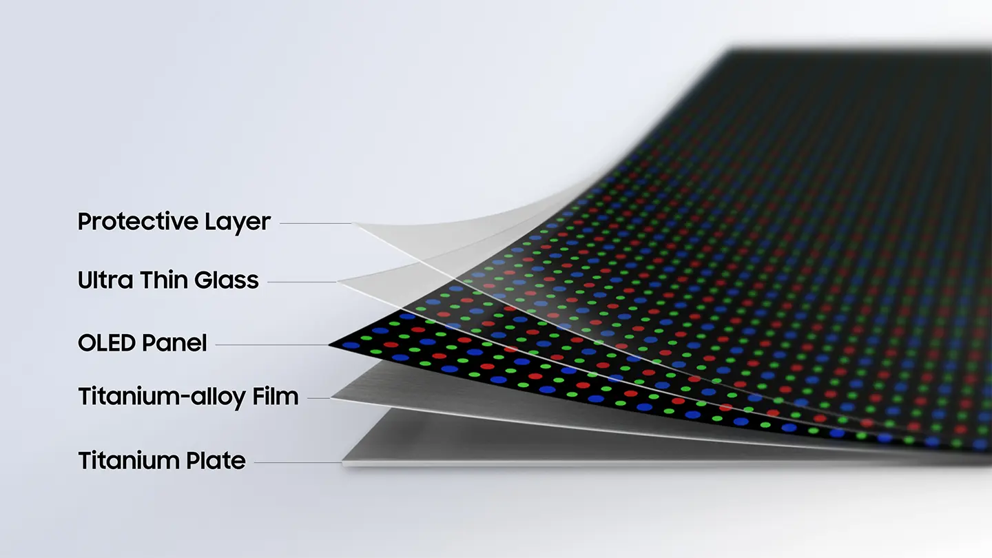 Samsung dévoile Flex Titanium : une nouvelle technologie d’écran pliable conçue pour réduire la pliure
