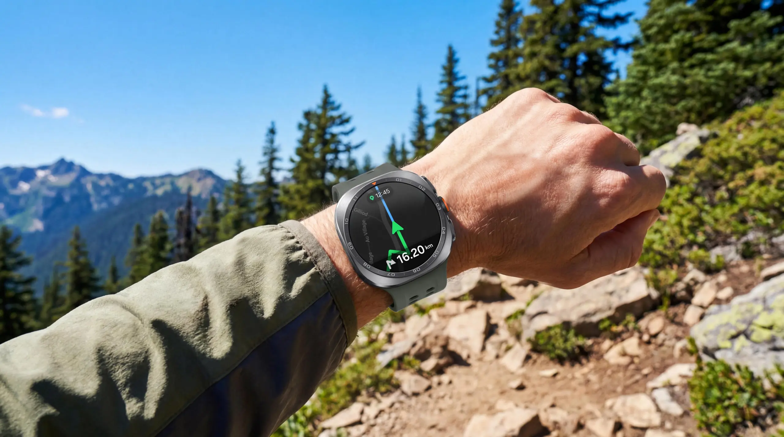 Samsung Galaxy Watch Ultra 2 officielle : plus d’autonomie, un écran record et une IA santé encore plus avancée 56 202 lifestyle galaxy watch ultra2 display trail run scaled