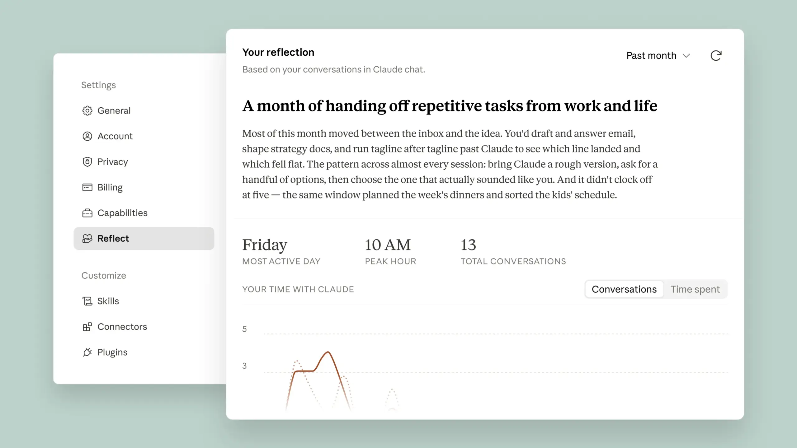 Anthropic lance « Reflect » : Claude analyse désormais votre manière d’utiliser l’intelligence artificielle 55 Anthropic lance « Reflect » : Claude analyse désormais votre manière d’utiliser l’intelligence artificielle