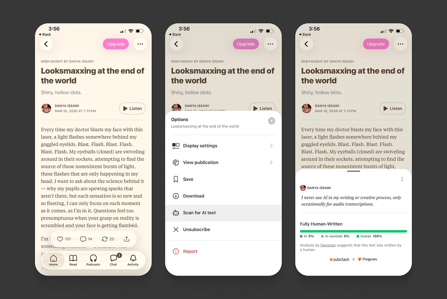 Substack déploie un détecteur d'IA pour identifier les contenus générés par des chatbots
