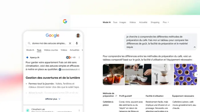 Google lance officiellement AI Mode et les Aperçus IA en France : la recherche entre dans une nouvelle dimension