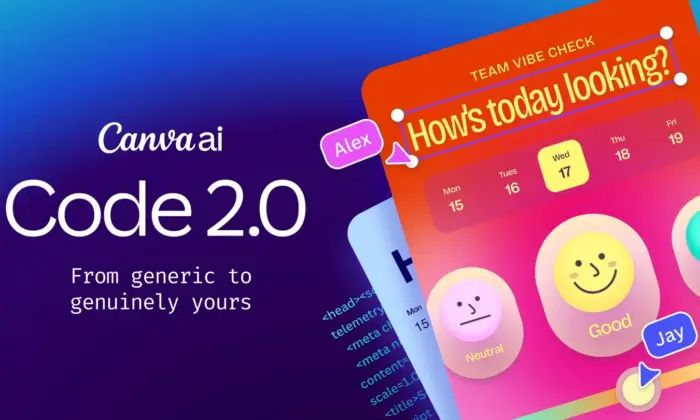 Canva Code 2.0 démocratise le « vibe coding » en combinant IA et outils de design
