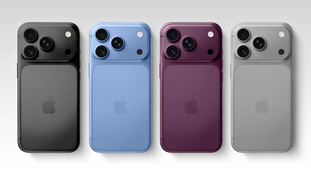 Four iPhone 18 Pro Colors Mock Feature 4