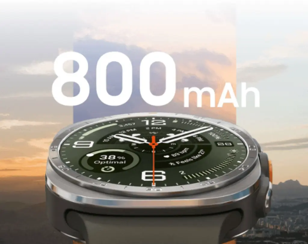 Galaxy Watch Ultra 2 : les images officielles en fuite dévoilent batterie de 800 mAh, Snapdragon Wear Elite et écran 5 000 nits 45 Galaxy Watch Ultra 2 leaked marketing image battery