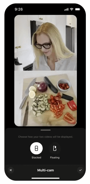 Instagram Multi Cam Stories Glasses