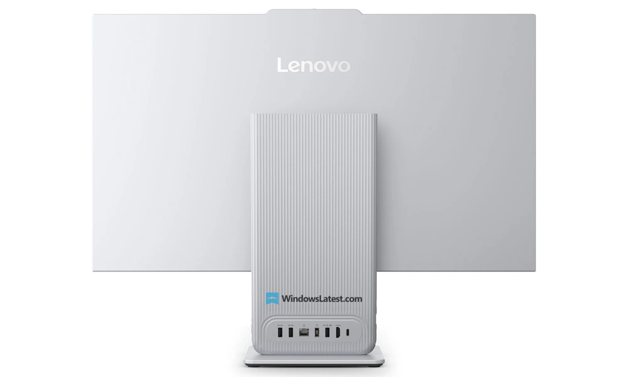 Lenovo préparerait un nouvel IdeaCentre tout-en-un inspiré de l’iMac avec un design plus coloré 59 Lenovo IdeaCentre All in One back 1