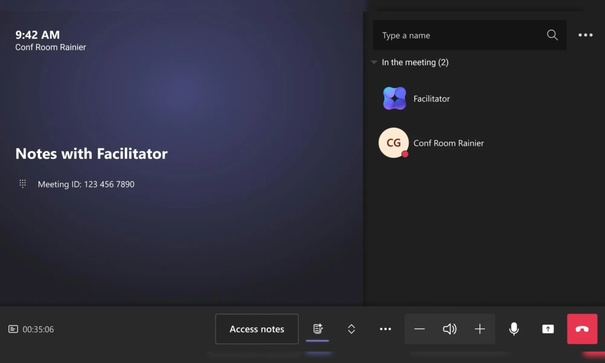 Microsoft Teams se réinvente : une IA capable de répondre en réunion et une interface entièrement repensée 56 Microsoft Teams notes with facilitator