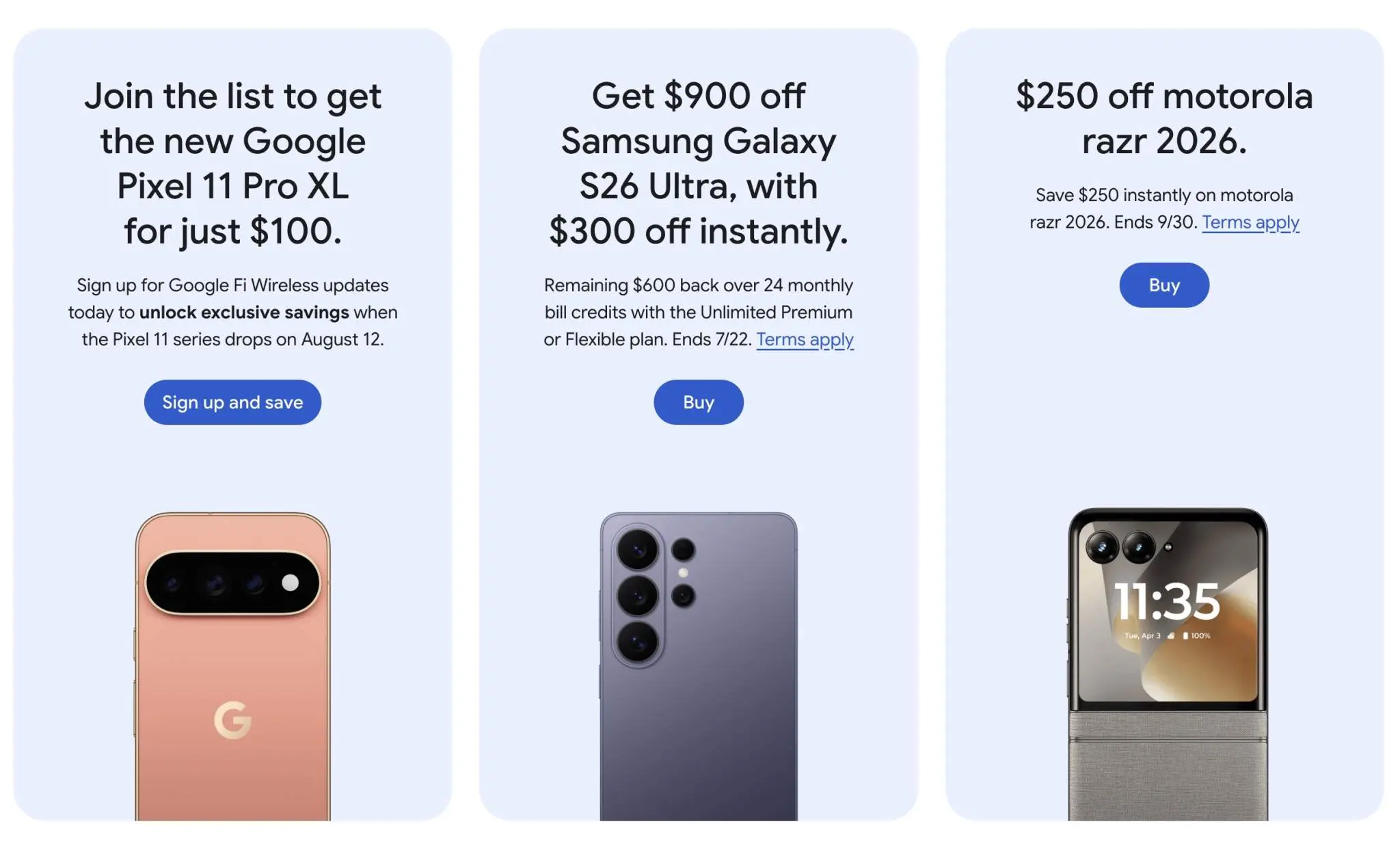 Pixel 11 Pro Google Fi Deal 2048x1234 1