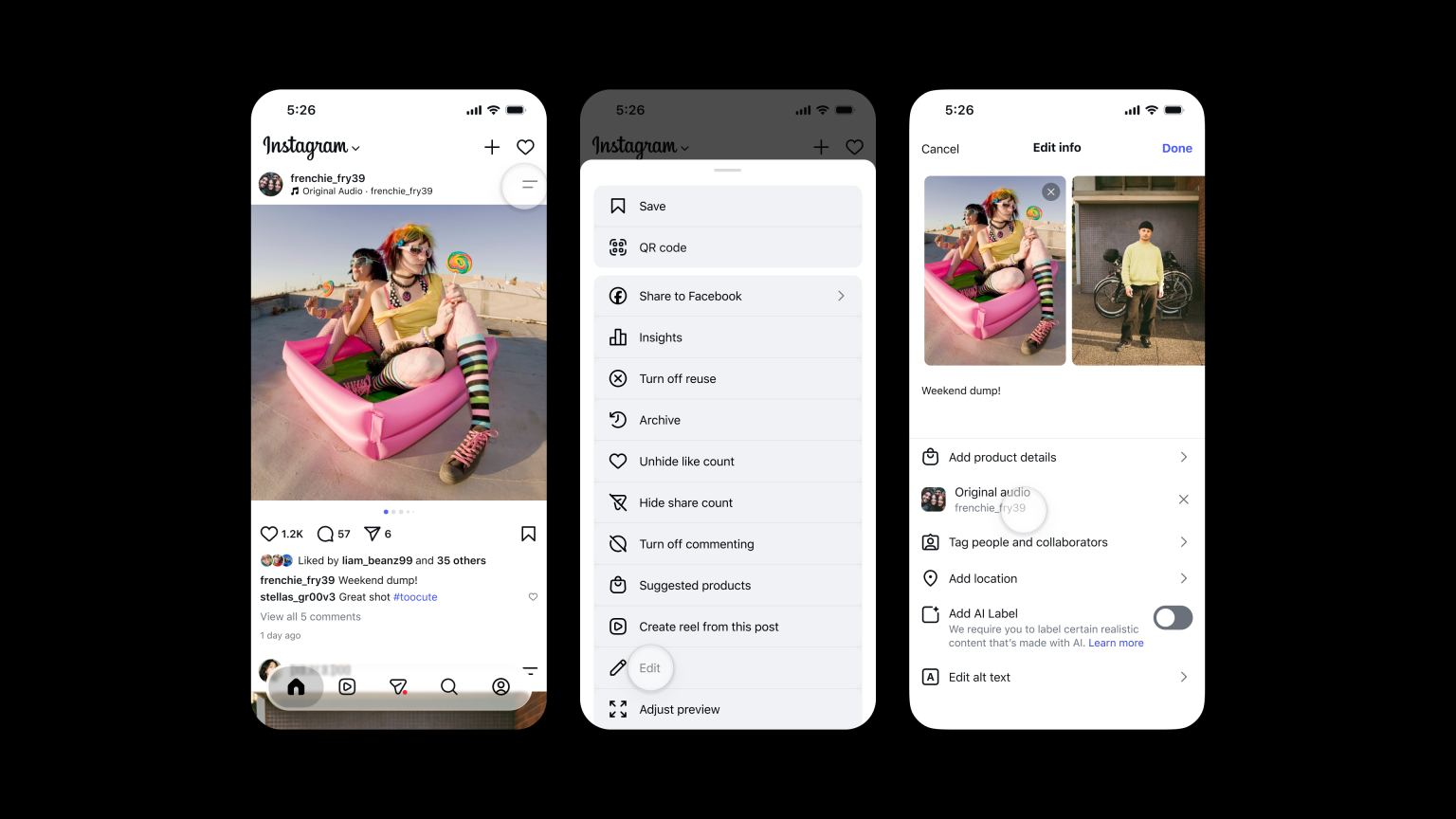 Instagram permet enfin de changer la musique d’une publication sans la supprimer 57 Instagram permet enfin de changer la musique d’une publication sans la supprimer