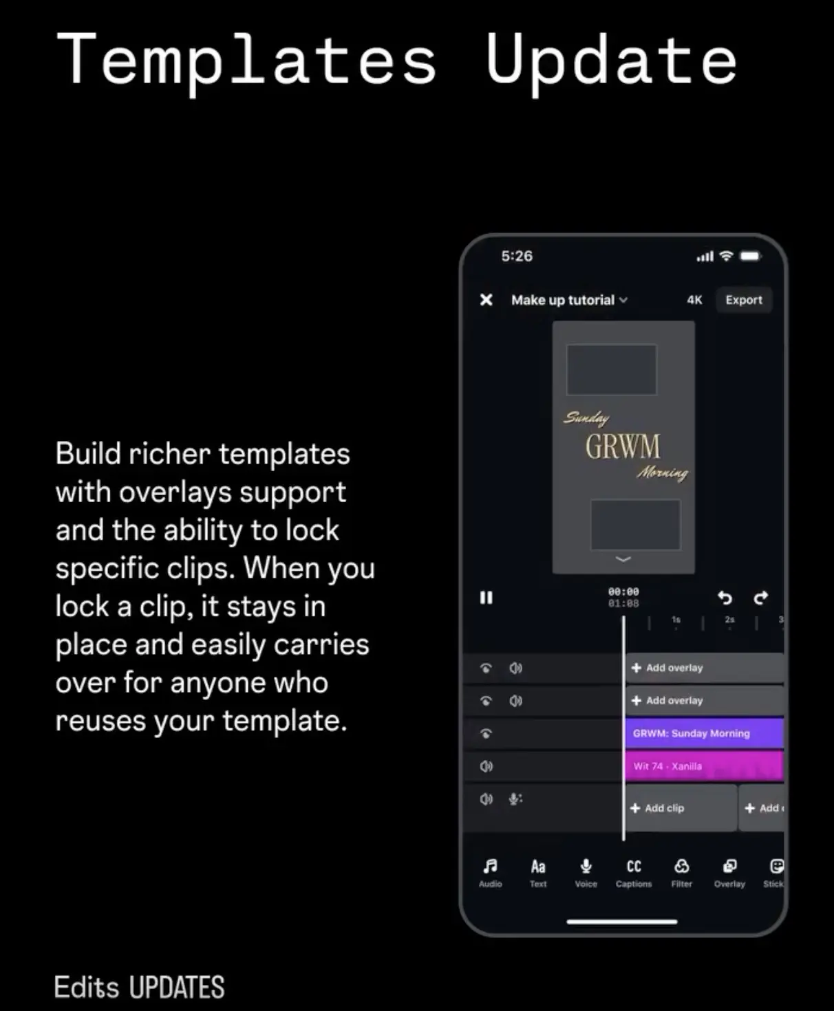 Instagram Edits s’enrichit avec des sous-titres bilingues, de nouveaux modèles et des effets sonores 53 Screen 2026 07 02 at 16.30.45