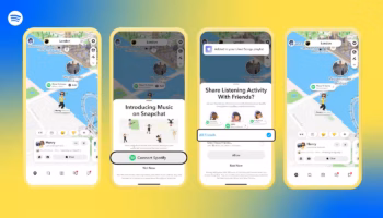 Snapchat intègre Spotify à Snap Map avec « Now Playing », une nouvelle façon de partager sa musique