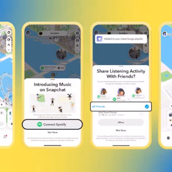 Snapchat intègre Spotify à Snap Map avec « Now Playing », une nouvelle façon de partager sa musique
