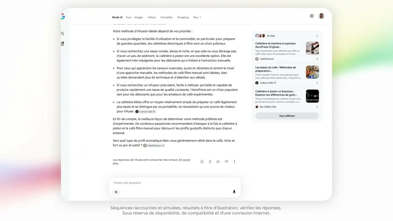 Google lance officiellement AI Mode et les Aperçus IA en France : la recherche entre dans une nouvelle dimension 58 decouvrez le mode ia