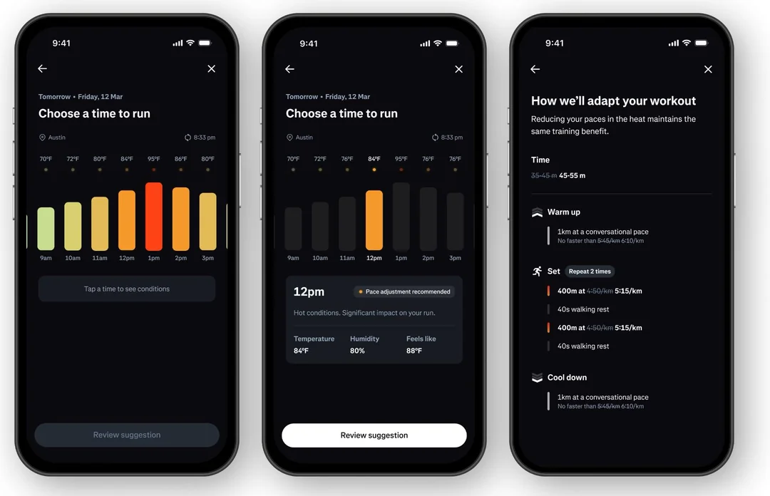 Runna lance « Adapt for Heat » : l’IA ajuste automatiquement vos entraînements en fonction de la chaleur 58 feeling the heat runna adapts your workouts based on heat v0