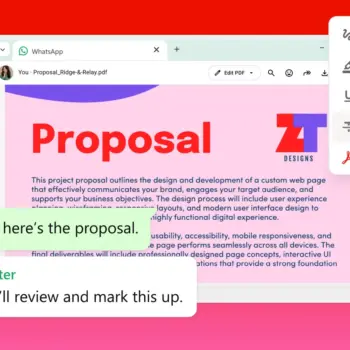 Adobe intègre Acrobat à WhatsApp Web pour consulter, annoter et modifier des PDF
