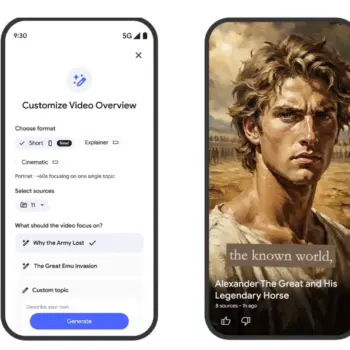Google ajoute des vidéos courtes à NotebookLM pour résumer vos documents en 60 secondes