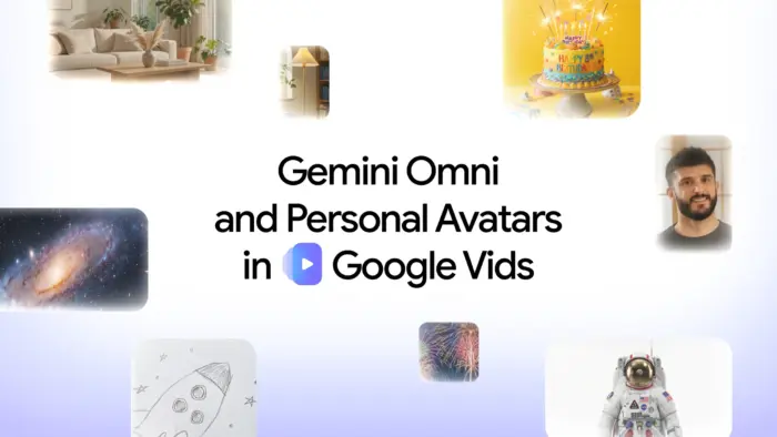 Google Vids intègre Gemini Omni et des avatars IA pour créer des vidéos sans caméra