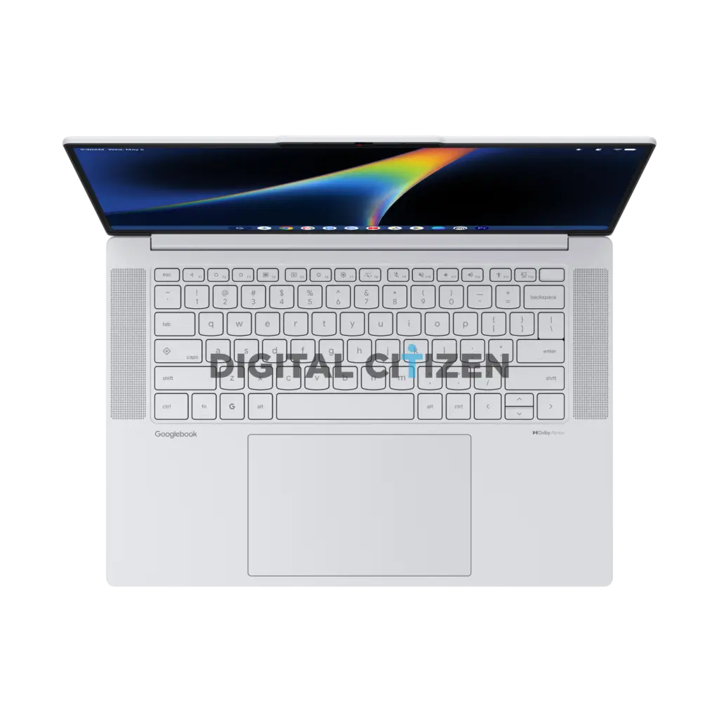 Lenovo Googlebook 15 : les premières images du PC Android de Google fuitent 53 07 Lenovo Googlebook 15 Gen Hero KB watermarked