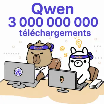 Qwen dépasse 3 milliards de téléchargements selon Alibaba et domine l’IA open-weight