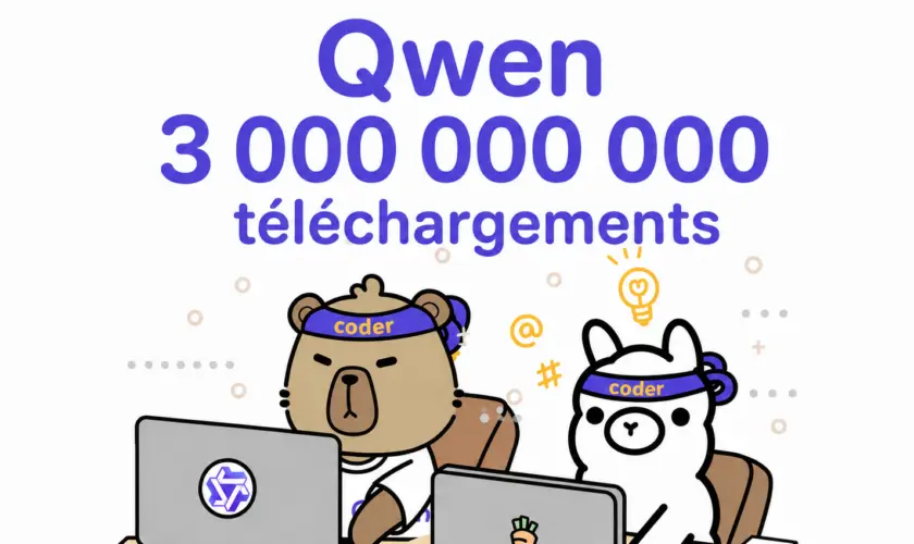 Qwen dépasse 3 milliards de téléchargements selon Alibaba et domine l’IA open-weight 71 Qwen dépasse 3 milliards de téléchargements selon Alibaba et domine l’IA open-weight