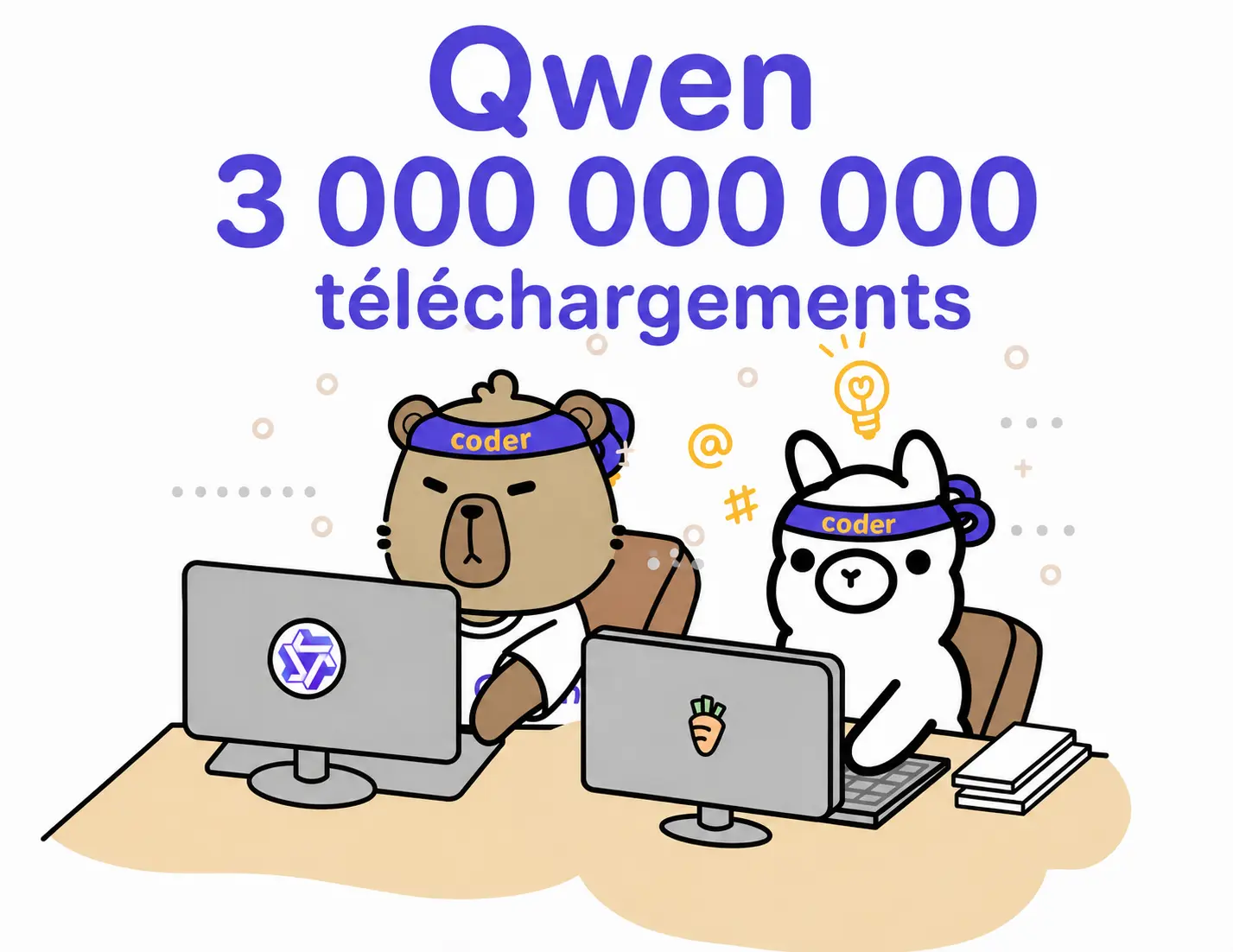 Qwen dépasse 3 milliards de téléchargements selon Alibaba et domine l’IA open-weight 57 Qwen dépasse 3 milliards de téléchargements selon Alibaba et domine l’IA open-weight