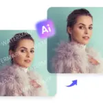 AI driven image watermark remover