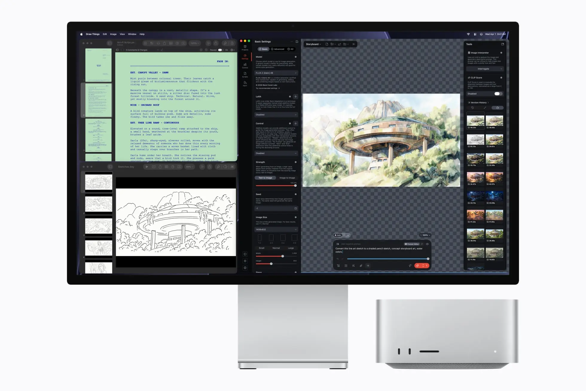 Apple Mac Studio Draw Things
