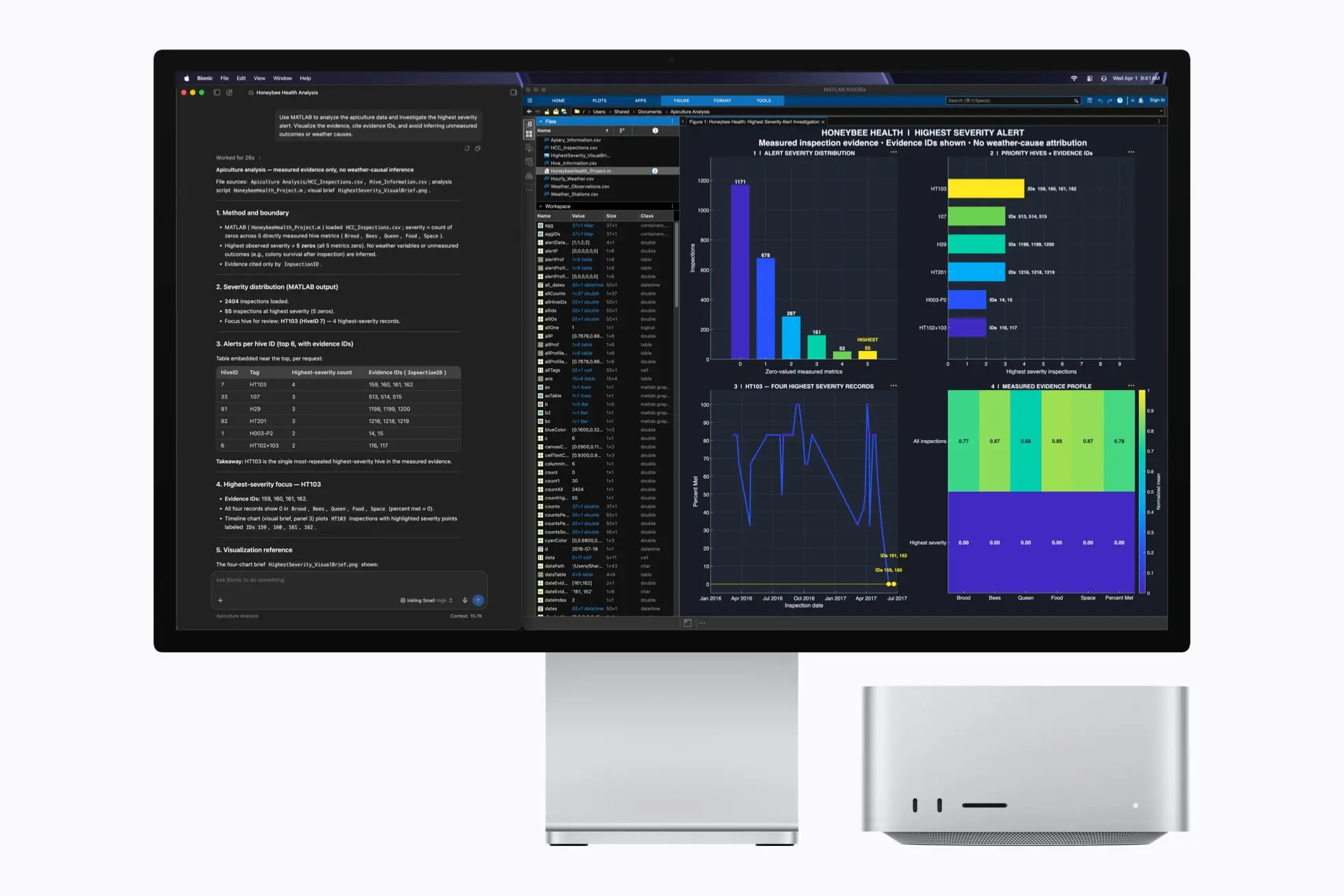 Apple Mac Studio LM Studio and MATLAB