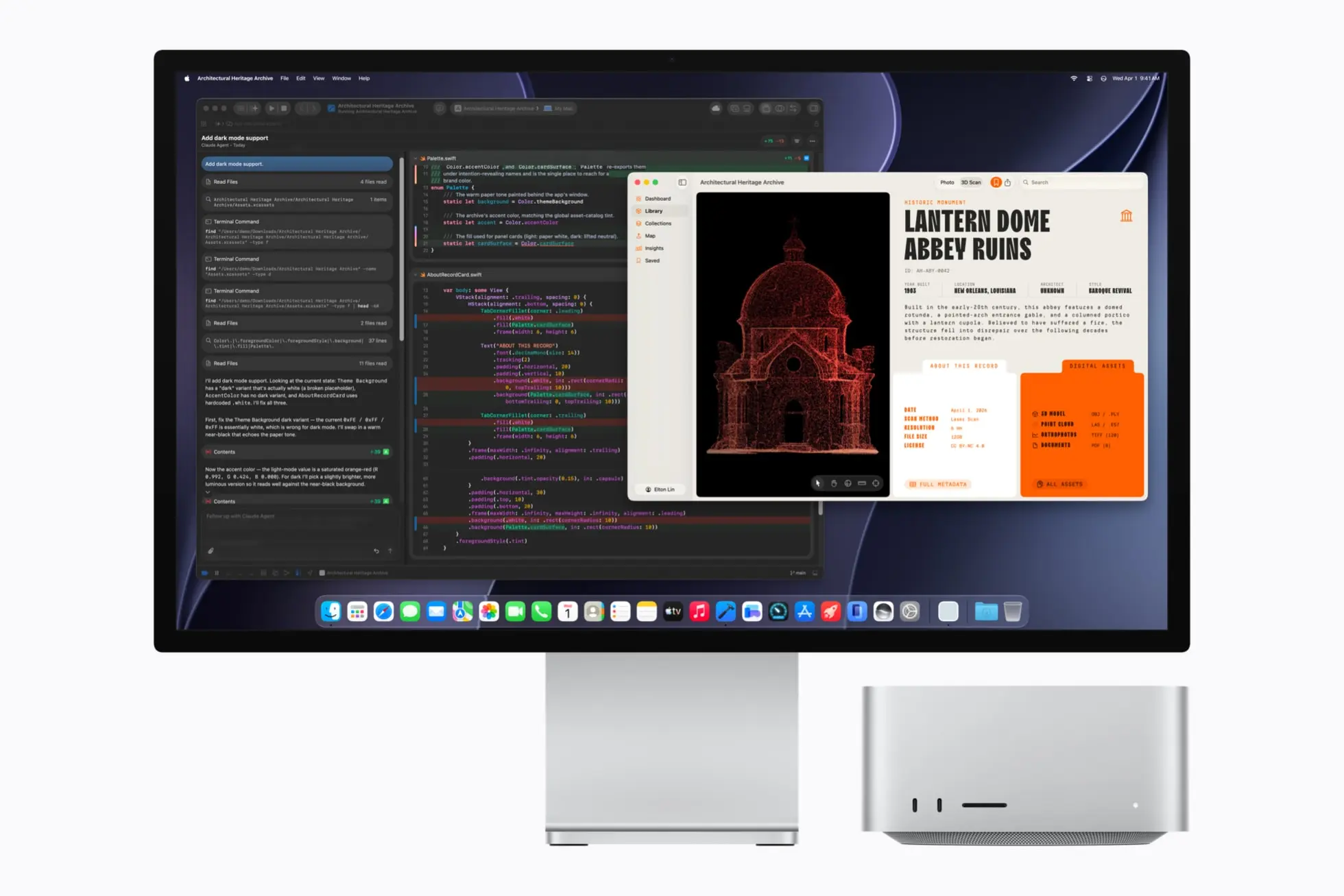 Apple Mac Studio Xcode and Claude integration