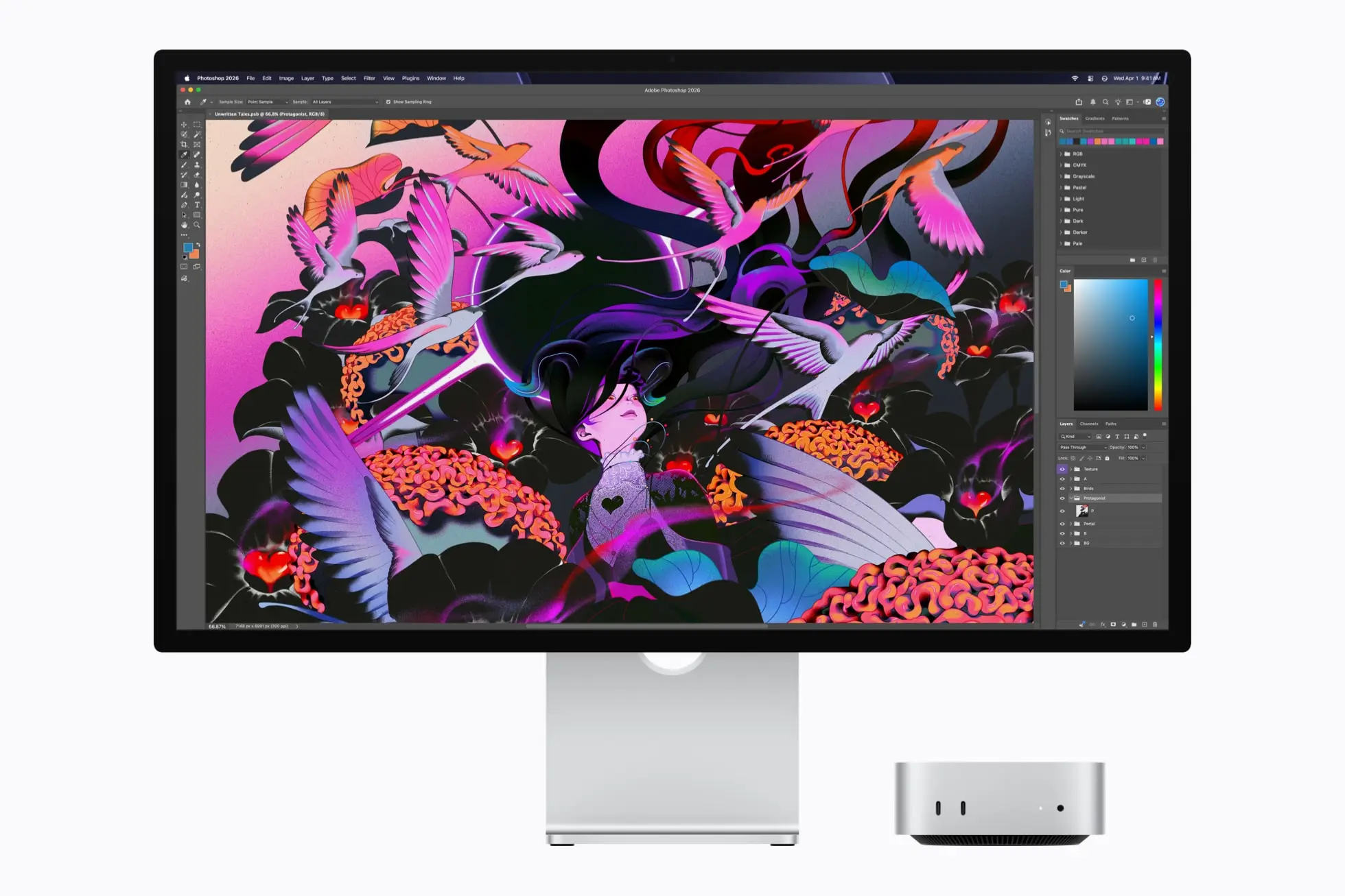 Apple Mac mini Photoshop