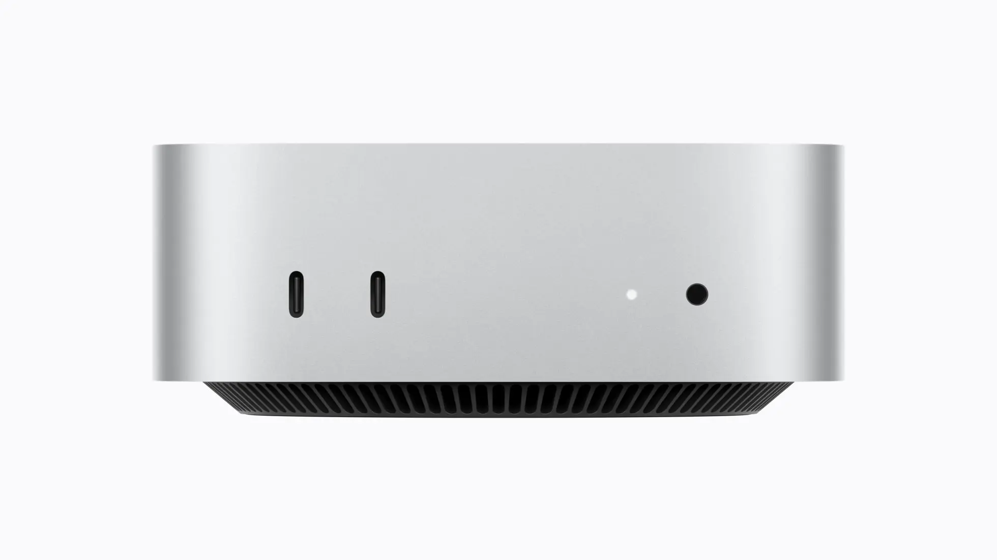Mac mini M6 : Apple muscle son plus petit Mac avec une puce 2 nm et davantage d’IA locale 61 Apple Mac mini front ports