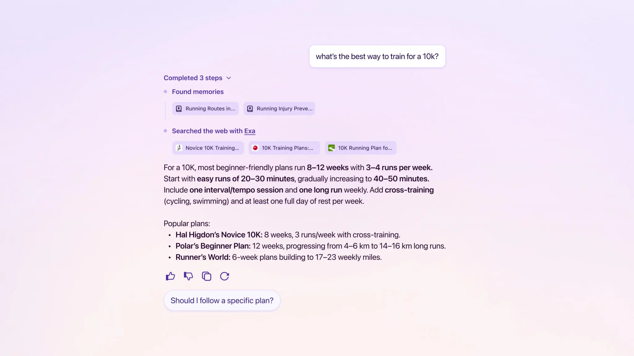 Firefox Smart Window ajoute la recherche Web, les sources et un historique visuel avec IA 54 Firefox SmartWindow Distilled Exa Inline 2048x1152 1
