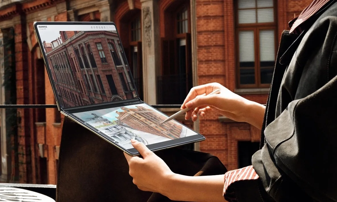 Huawei MateBook Fold Ultimate Design (2026) : écran OLED 18 pouces, M-Pen 3 et puce Kirin X90 Plus
