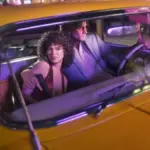Jason and Lucia in a yellow car in GTA 6 gameplay